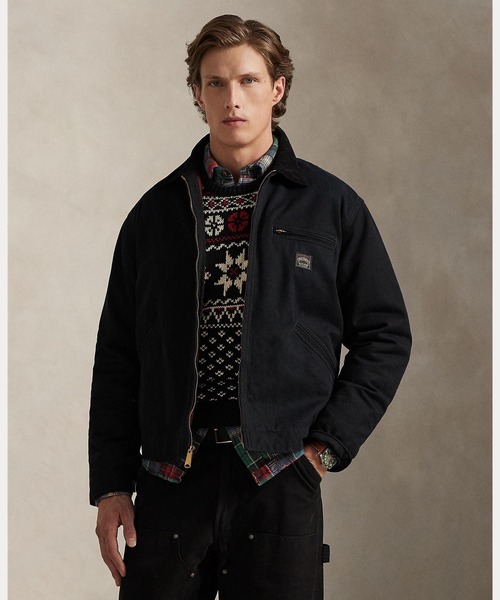 美品 ポロラルフローレン コーデュロイ トラッカー ジャケット ストレッチ L POLO RALPH LAUREN（ポロ ラルフ ローレン）の「ストレッチ