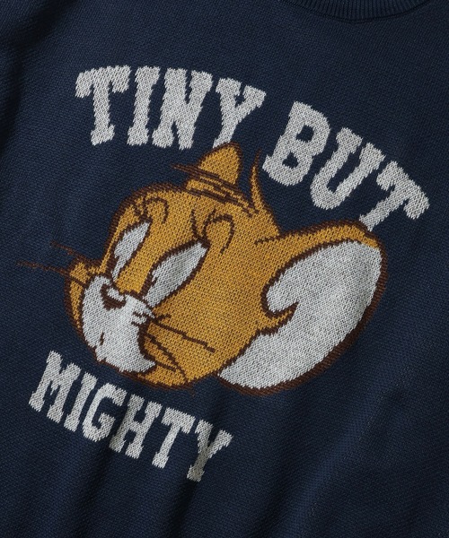 Tom&Jerry(トムアンドジェリー)の「【Tom & Jerry/トム & ジェリー】アートワークデザイン ジャガードニット セーター(ニット/セーター・レディース・オレンジ/グリーン/ダークネイビー/杢グレー・M/L)」の19枚目の写真