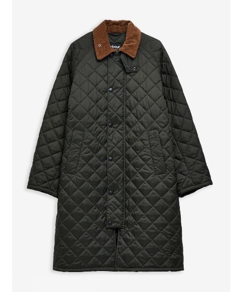 EXMOOR / エクスモア】キルティング ミドル レングス コート