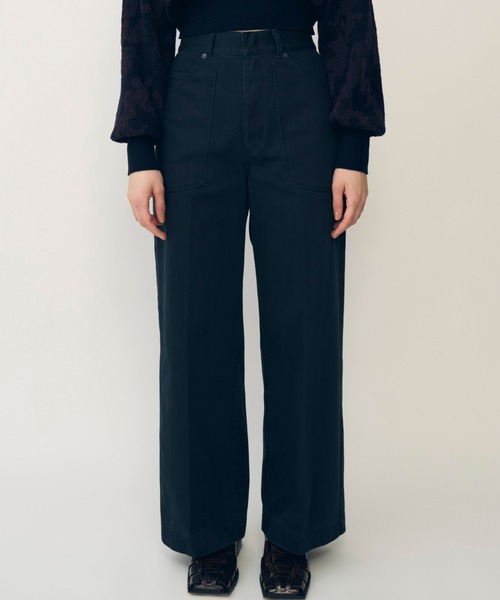 IRENENNE(アイレネ)の「ピグメントツイルワークパンツ / Pigment Twill Work Pants(その他パンツ・レディース・ブラウン/ネイビー・38/36/34)」の11枚目の写真