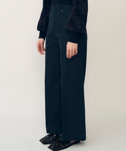 IRENENNE(アイレネ)の「ピグメントツイルワークパンツ / Pigment Twill Work Pants(その他パンツ・レディース・ブラウン/ネイビー・38/36/34)」の9枚目の写真