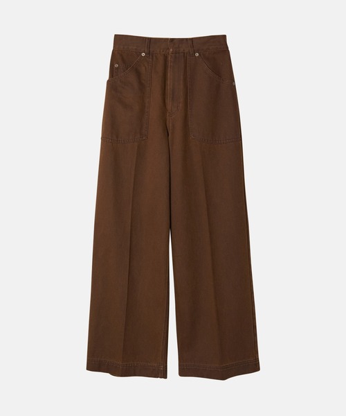 IRENENNE(アイレネ)の「ピグメントツイルワークパンツ / Pigment Twill Work Pants(その他パンツ・レディース・ブラウン/ネイビー・38/36/34)」の13枚目の写真