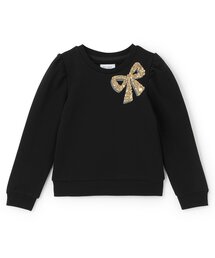 新品タグ付き　kate spade トドラー ダブルニットボウトレーナー 110 セールトドラー ダブルニットジップパーカ（パーカー）｜kate spade