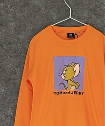 TOM&JERRY（トムアンドジェリー）の「【トム＆ジェリー/TOM&JERRY】 オーバーサイズ　ロンT（Tシャツ/カットソー）」
