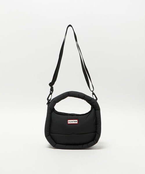 HUNTER（ハンター）の「＜HUNTER＞フレイムド パファー ホーボー バッグ （ミディ）（トートバッグ・レディース・ブラック/オフホワイト・FREE）」の20枚目の写真