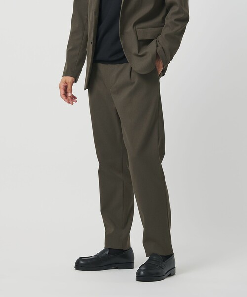 セール】エコフルフラン 1プリーツ テーパード パンツ NO.5