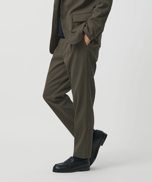 セール】エコフルフラン 1プリーツ テーパード パンツ NO.5