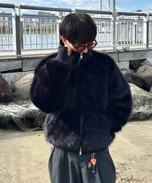 MandO（Auntie Rosa） | ハイネックファーブルゾン(ブルゾン)