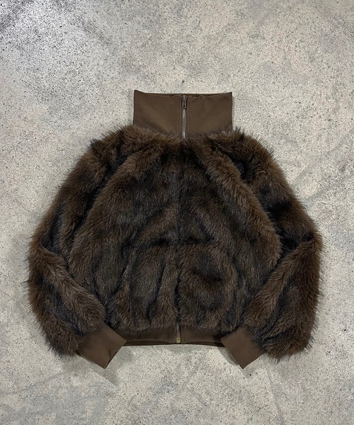 MandO（Auntie Rosa）（エムオー）の「ハイネックファーブルゾン（ブルゾン・メンズ・ブラック/ブラウン・LARGE/MEDIUM）」の17枚目の写真