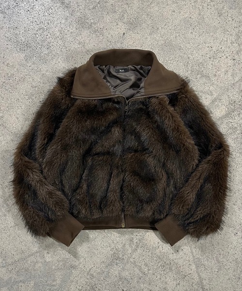 MandO（Auntie Rosa）（エムオー）の「ハイネックファーブルゾン（ブルゾン・メンズ・ブラック/ブラウン・LARGE/MEDIUM）」の19枚目の写真