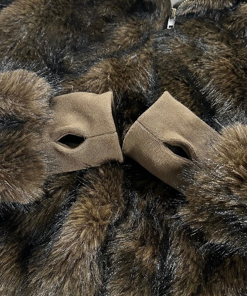 MandO（Auntie Rosa）（エムオー）の「ハイネックファーブルゾン（ブルゾン・メンズ・ブラック/ブラウン・LARGE/MEDIUM）」の22枚目の写真