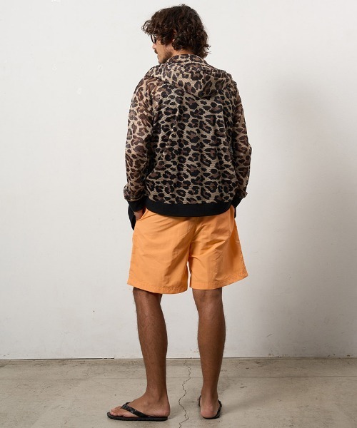 STUD MUFFIN（スタッドマフィン）の「mpa3995-レオパードメッシュ スマイリーパッチ ジップパーカー(614-02864)（パーカー・メンズ・ブラウン・2/3/4）」の10枚目の写真