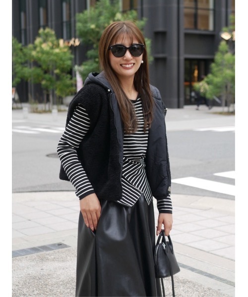 BeBeoD べベッド　メルトボアフーディベスト メルトボアフーディベスト（その他アウター）｜BeBeoD（べベッド）の