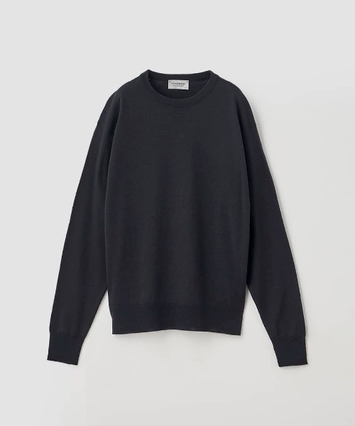 クルーネック長袖プルオーバー（ニット/セーター）｜JOHN SMEDLEY