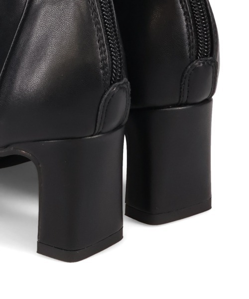 ORiental TRaffic（オリエンタルトラフィック）の「ストレッチ ヒール バックジップ ブーツ / 51423（ブーツ・レディース・ブラック/レッド/ブラウン・S/M/L/LL）」の8枚目の写真