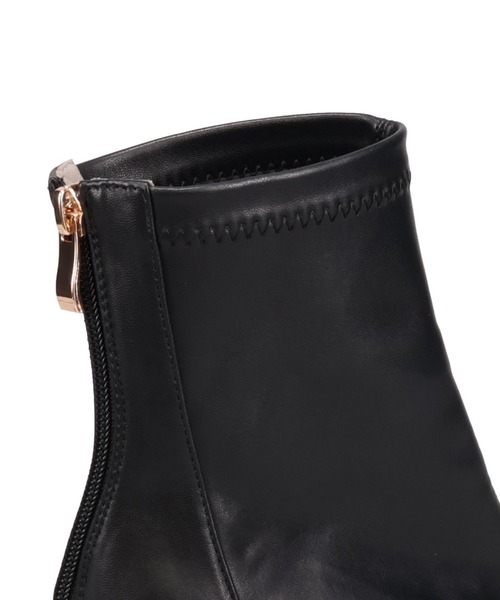 ORiental TRaffic（オリエンタルトラフィック）の「ストレッチ ヒール バックジップ ブーツ / 51423（ブーツ・レディース・ブラック/レッド/ブラウン・S/M/L/LL）」の9枚目の写真