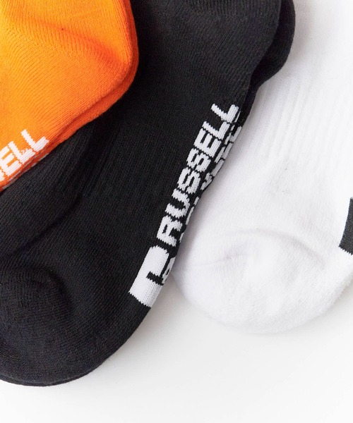 Russell Athletic(ラッセルアスレティック)の「Russell Athletic/ラッセル MENS Crew Length Sports Socks アスレティック パイル3Pソックス 靴下(ソックス/靴下・メンズ・その他/ホワイト系その他・25-27)」の20枚目の写真