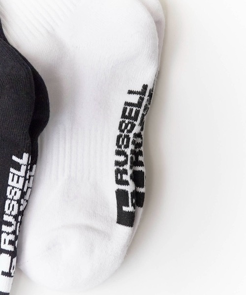 Russell Athletic(ラッセルアスレティック)の「Russell Athletic/ラッセル MENS Crew Length Sports Socks アスレティック パイル3Pソックス 靴下(ソックス/靴下・メンズ・その他/ホワイト系その他・25-27)」の19枚目の写真