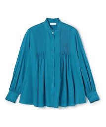 2023.極美品.定価2.2万☆ボールジィ 洗える ティアードブラウス 濃紺 BALLSEY｜ボールジィのトップス（ブルー・ネイビー/青色系）通販