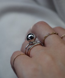 Rechic（リシック）の「【hidekaさんコラボ】メタルボール デザインリング（リング）」