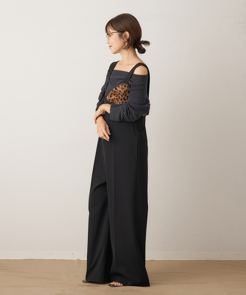 plage（プラージュ）の「Buckle サロペット（サロペット/オーバーオール・レディース・ブラック・36/38）」の5枚目の写真