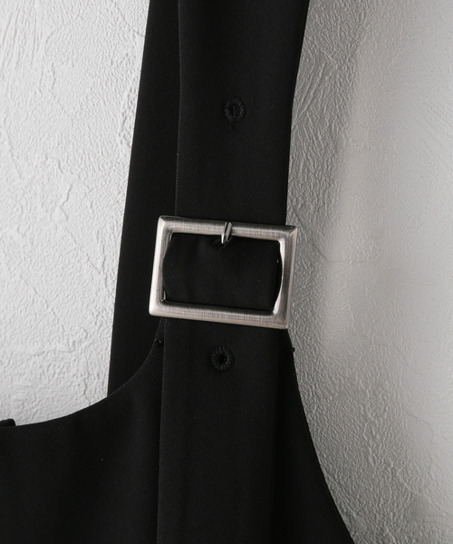 plage（プラージュ）の「Buckle サロペット（サロペット/オーバーオール・レディース・ブラック・36/38）」の11枚目の写真