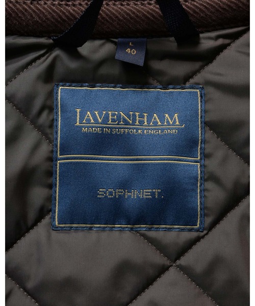 SOPHNET.(ソフネット)の「LAVENHAM OVERSIZED DENHAM(ブルゾン・メンズ・ブラウン/ブラック・1/2/3/4)」の9枚目の写真