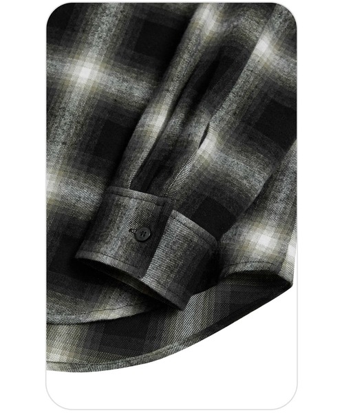 EMIS(イミス)の「FLANEL CHECK SHIRT(シャツ/ブラウス・レディース・ブラック/ブルー・SMALL)」の11枚目の写真