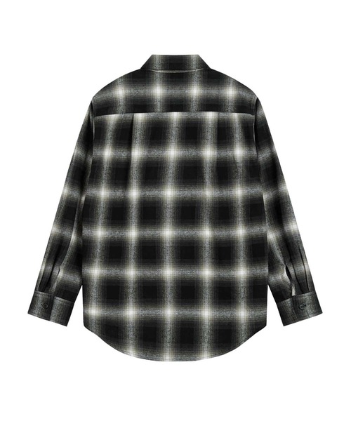 EMIS(イミス)の「FLANEL CHECK SHIRT(シャツ/ブラウス・レディース・ブラック/ブルー・SMALL)」の10枚目の写真