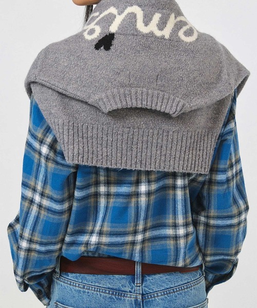 EMIS(イミス)の「FLANEL CHECK SHIRT(シャツ/ブラウス・レディース・ブラック/ブルー・SMALL)」の14枚目の写真