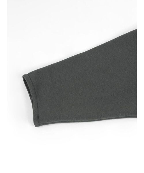 :ETHROF(イーサオブ)の「STUD DESIGN FRONT CURVE TOPS(Tシャツ/カットソー・レディース・チャコール/ブラック・FREE)」の8枚目の写真