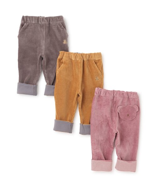 sense of wonder（センスオブワンダー）の「ニットコールくまパンツ（その他パンツ・キッズ・チャコール/ピンク/キャメル・110cm/120cm/90cm/100cm/80ｃｍ）」の19枚目の写真