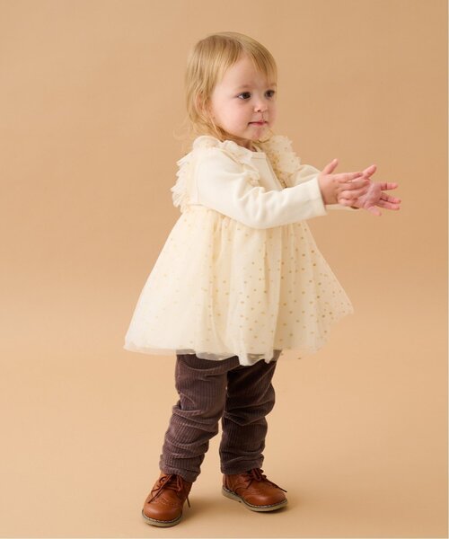 sense of wonder（センスオブワンダー）の「ニットコールくまパンツ（その他パンツ・キッズ・チャコール/ピンク/キャメル・110cm/120cm/90cm/100cm/80ｃｍ）」の6枚目の写真