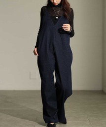 Sawa a la mode（サワアラモード）の「ストレッチデニムオールインワン（つなぎ/オールインワン）」