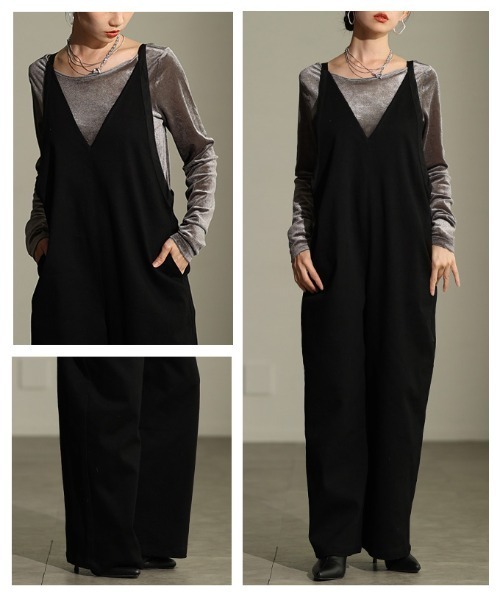 Sawa a la mode(サワアラモード)の「ストレッチデニムオールインワン Sawa a la mode(サワアラモード)の「ストレッチデニムオールインワン