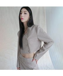 Karin Crop Jacket BEIGE