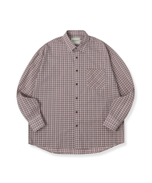 AVANDRESS(アバンドレス )の「OL Overfit Check Shirt PINK(シャツ/ブラウス・レディース・ピンク・LARGE/MEDIUM/X-LARGE)」の12枚目の写真