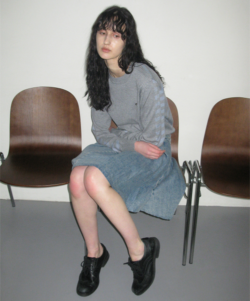 PARTIMENTO WOMEN(パルティメントウィメン)の「コントラストストライプニットクルーネック_メランジ(ニット/セーター・レディース・その他・SMALL/MEDIUM)」の5枚目の写真
