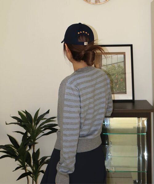 PARTIMENTO WOMEN(パルティメントウィメン)の「コントラストストライプニットクルーネック_メランジ(ニット/セーター・レディース・その他・SMALL/MEDIUM)」の10枚目の写真