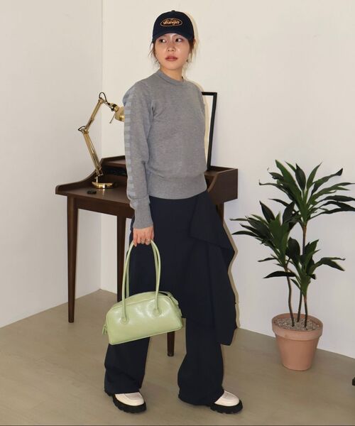 PARTIMENTO WOMEN(パルティメントウィメン)の「コントラストストライプニットクルーネック_メランジ(ニット/セーター・レディース・その他・SMALL/MEDIUM)」の21枚目の写真