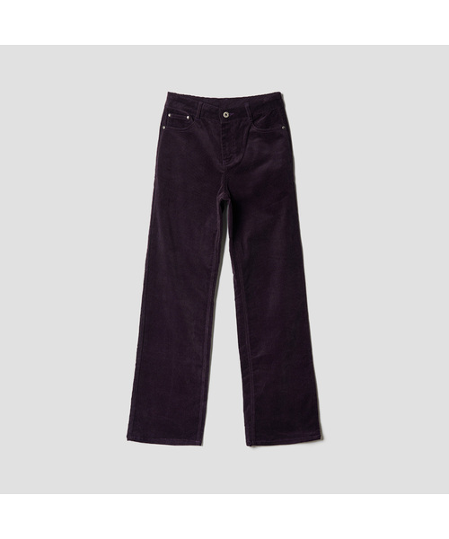 TTUDEMENT(トュードメント)の「70s CORDUROY PANTS 4COLORS(その他パンツ・レディース・チャコール/バーガンディー/アイボリー/パープル・SMALL/MEDIUM/LARGE)」の3枚目の写真