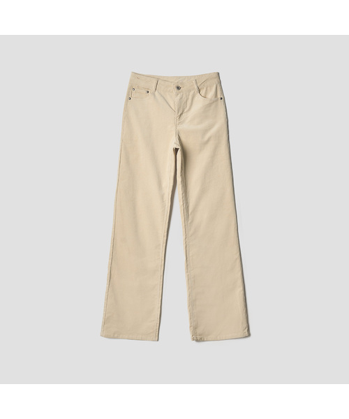 TTUDEMENT(トュードメント)の「70s CORDUROY PANTS 4COLORS(その他パンツ・レディース・チャコール/バーガンディー/アイボリー/パープル・SMALL/MEDIUM/LARGE)」の2枚目の写真