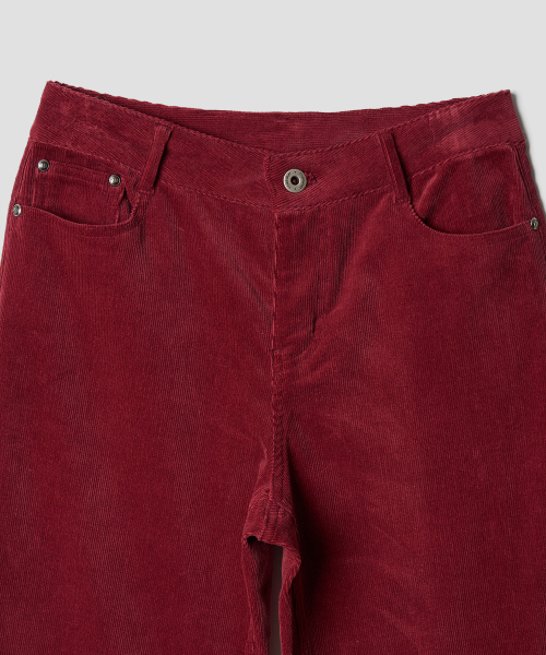 TTUDEMENT(トュードメント)の「70s CORDUROY PANTS 4COLORS(その他パンツ・レディース・チャコール/バーガンディー/アイボリー/パープル・SMALL/MEDIUM/LARGE)」の13枚目の写真