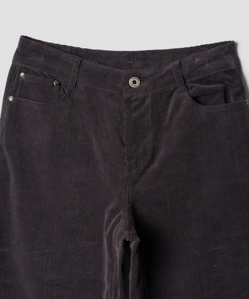TTUDEMENT(トュードメント)の「70s CORDUROY PANTS 4COLORS(その他パンツ・レディース・チャコール/バーガンディー/アイボリー/パープル・SMALL/MEDIUM/LARGE)」の20枚目の写真