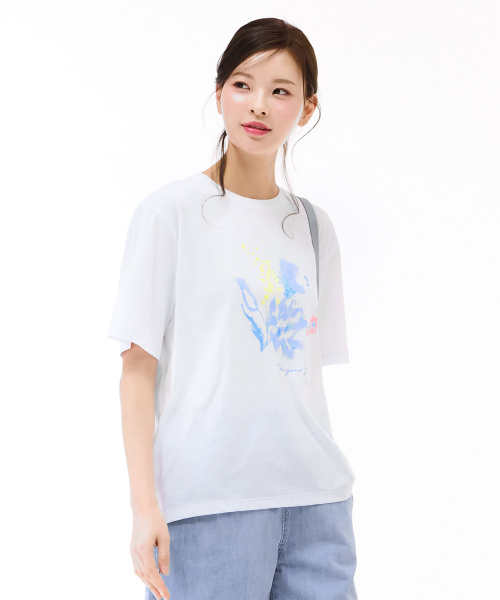 CHASECULT(チェイスカルト)の「レディースクールグラフィック半袖Tシャツ-ホワイト(Tシャツ/カットソー・レディース・ホワイト・90/85)」の3枚目の写真