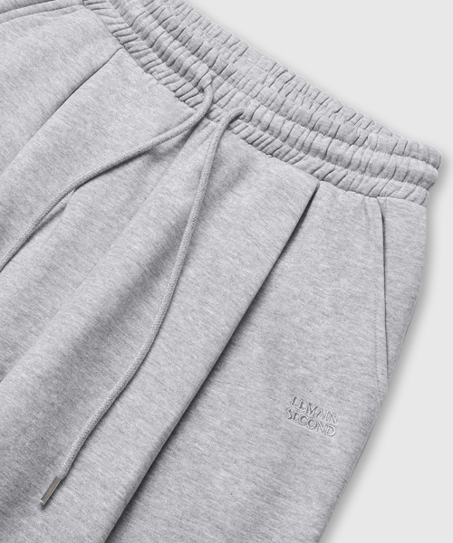 LEMAIN SECOND（リメインセカンド）の「[2PACK] ONE-TUCK WIDE SWEAT PANTS - GRAY (FLEECE ver)（スウェットパンツ・レディース・その他・LARGE/X-LARGE/XX-LARGE/SMALL/MEDIUM）」の7枚目の写真