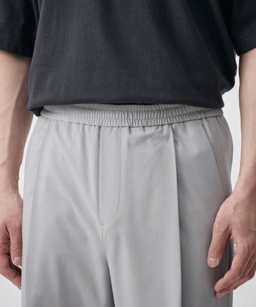 MUSINSA STANDARD（ムシンサスタンダード）の「[クールタンダード] ワンタックワイドバンディングスラックス [ライトグレー]（スラックス・メンズ・その他・40/38/42/36/34/32/30/26/28）」の9枚目の写真