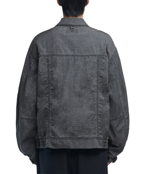 NOMANUAL(NOMANUAL)の「NYLON FLIGHT JACKET - CHARCOAL(ナイロンジャケット・メンズ・その他・MEDIUM/LARGE)」の3枚目の写真