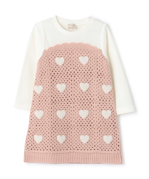 petit main(프티 마인)의 「【링크】크로셰 도킹 원피스(원피스)」｜상세 이미지