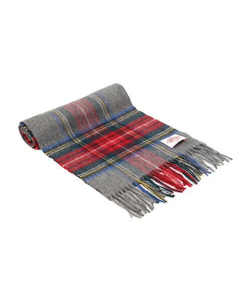 DANTON（ダントン）の「WOOL CASHMERE MUFFLER（マフラー・レディース・レッド/ベージュ系その他/グリーン系その他/チャコール/ブルー系その他5/ベージュ/ブラウン系その他/ブラック/グレー系その他/オフホワイト/ブラック系その他・-）」の4枚目の写真